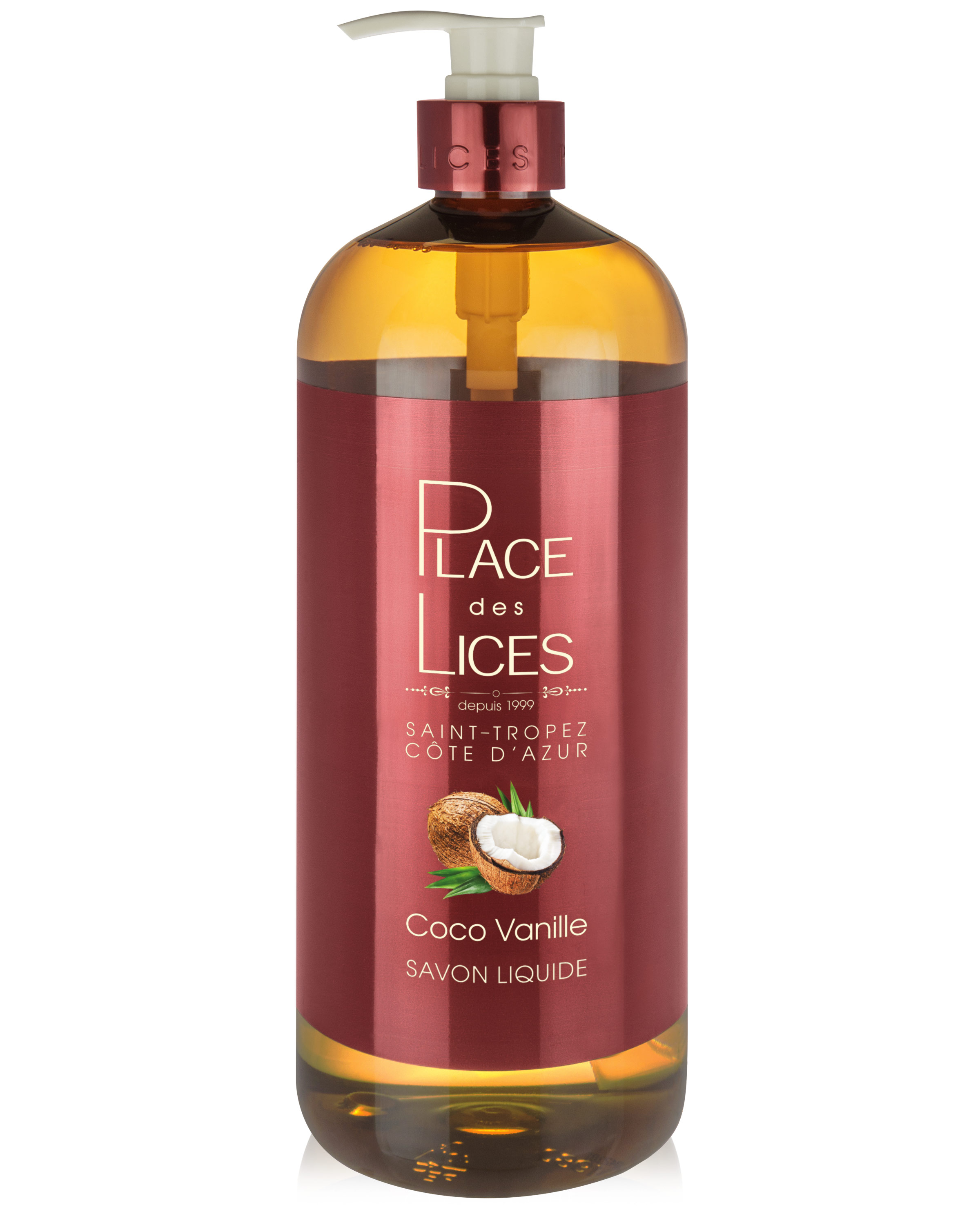 Savon Liquide 1000ml Coco Vanille - Place des Lices Savon Liquide 1000ml Coco Vanille - Place des Lices