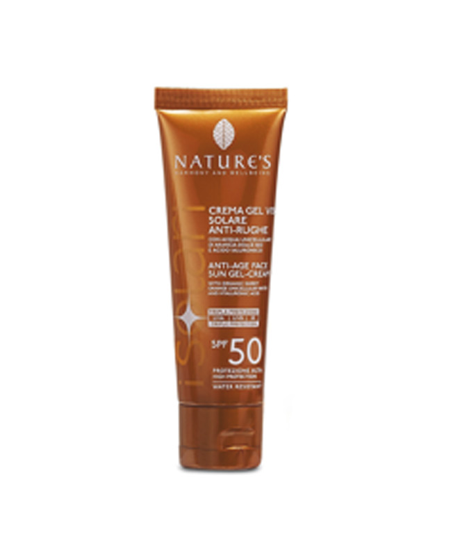 Crema Gel Viso solare SPF50 50 ml - Nature's - Acquista on-line