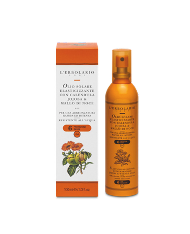 Olio Solare elasticizzante SPF6 100 ml - L'Erbolario - Acquista on-line